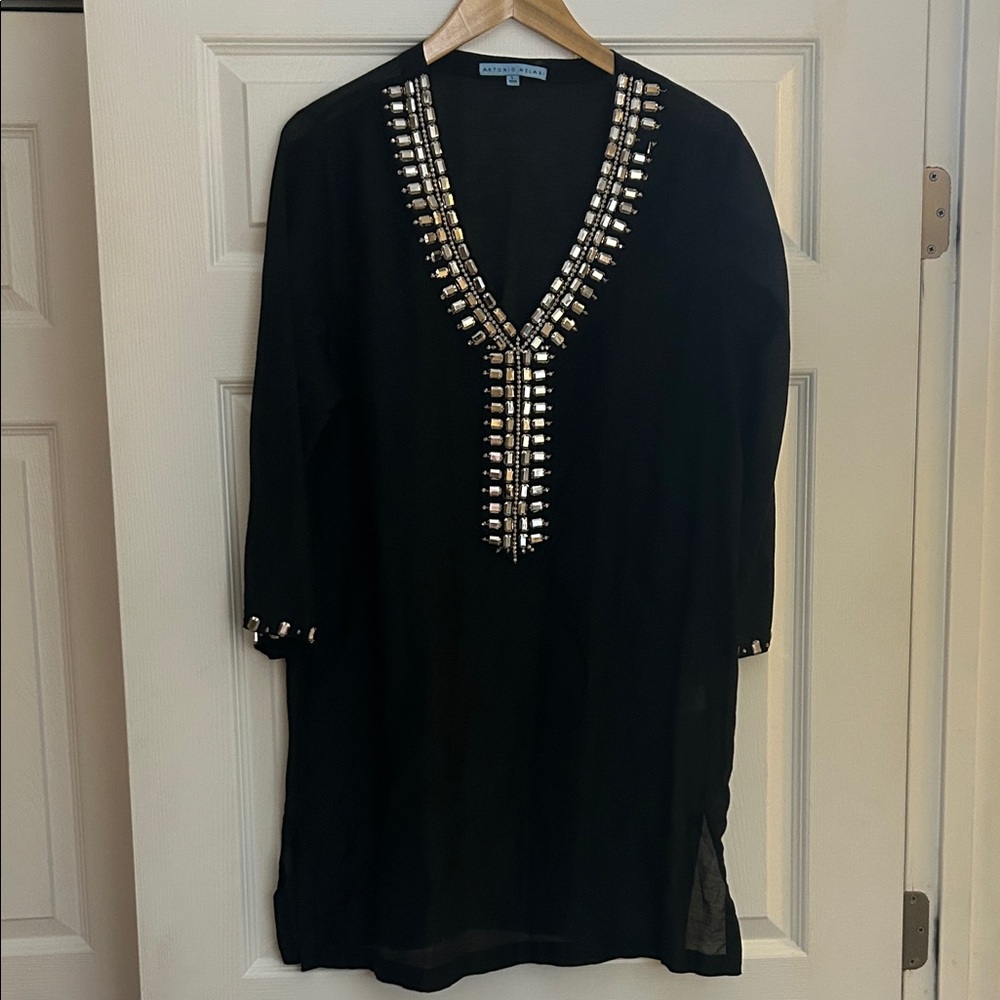 Antonio Melani Black Swim Tunic